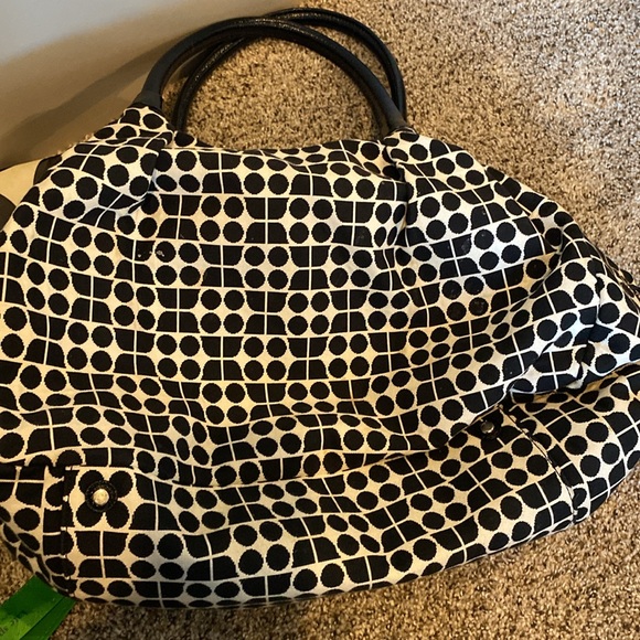 😍😍😍Kate Spade Stevie Diaper & changing pad in NOEL geometric pattern - Picture 6 of 16